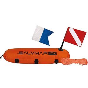 SALVIMAR ( サルビマー ) 大型ブイ 80cm×26cm / フラッグ フロートライン付き スピアフィッシング 浮き｜mapletreehouse