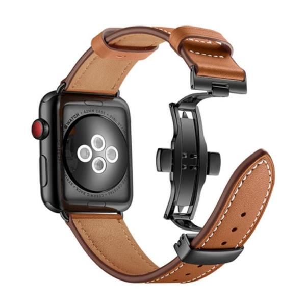 Nywing For Apple watch 7 バンド 本革 Ｄバックル 45mm 41mm アッ...