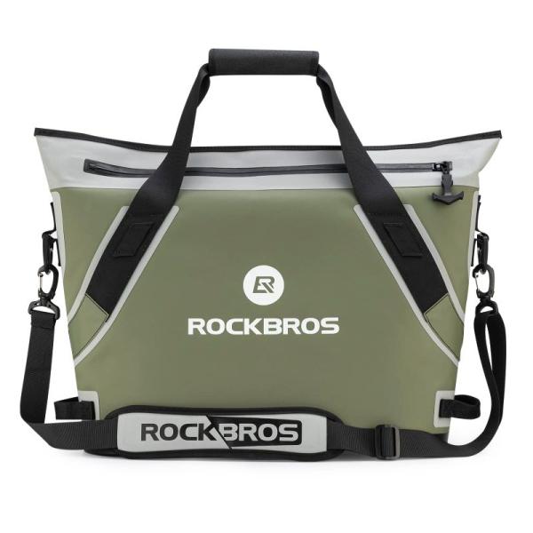 ROCKBROS(ロックブロス)クーラーバッグ 保冷バッグ 大容量 48時間保冷 キャンプ ソフトク...