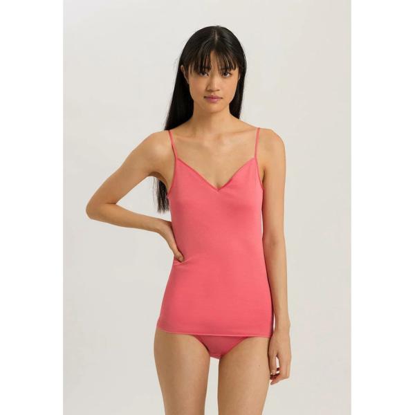 HANRO ハンロ COTTON SEAMLESS Ｖネック コットンキャミソール