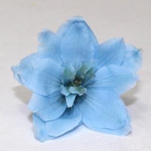 デルフィニューム　Mサイズ　9輪　アイスブルー　花径 約3〜5cm　プリザーブドフラワー花材｜maprok