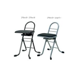 ルネセイコウ　プロワークチェアスイングミニ　日本製　完成品　PW-200S　ブラック・ブラック その他椅子、スツール、座椅子の商品画像