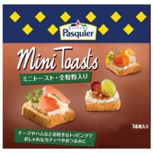 （代引不可）ブリオッシュ・パスキエ　ミニトースト　全粒粉入　80g　24個セット　B1-04