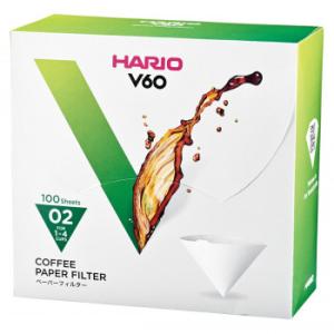 HARIO V60用ペーパーフィルターW 100枚箱入り×5 VCF-02-100WK ハリオ