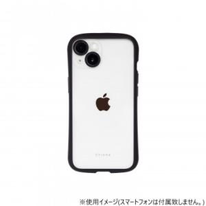 iPhone14/iPhone13兼用背面型ケース Chrome-CLEAR Black iP22-...