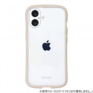 iPhone16専用背面型ケース Chrome-CLEAR Beige iP24-61-CHC07