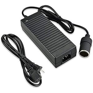OBEST AC-DC 変換アダプター シガーソケット 12V 10A 交換用