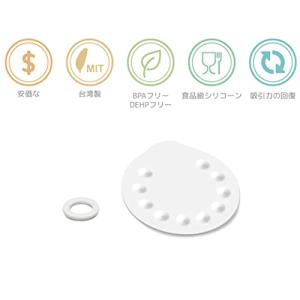 Maymom 搾乳機部品 交換用パーツ メデラ...の詳細画像1
