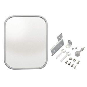 エーモン(amon) 合金鋼 乗用車 安全計画 ガレージミラー 曲面率650R 約240×190m