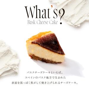 バスクチーズケーキ 生 洋菓子 おいしい クリ...の詳細画像3