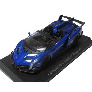 京商 1 64 ランボルギーニ ミニカーコレクション ヴェネーノ ロードスター 青メタリック 未開封新品
