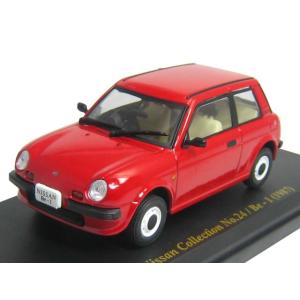 Ixo　1/43　ＮＩＳＳＡＮ　日産　Ｂｅ−１　Ｅ−ＢＫ１０型　1987　赤