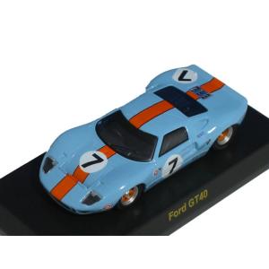 京商 1 64 ｕｓａスポーツカー ミニカーコレクション２ フォード ｇｔ４０ ｎｏ ７ 未開封新品同様