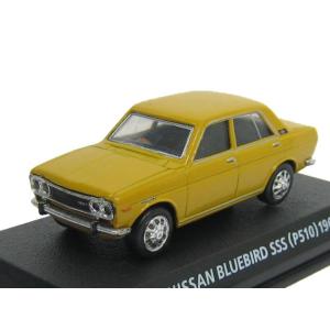 コナミ　1/64　絶版名車コレクション　Vol,3 　ニッサン　ブルーバード ＳＳＳ（Ｐ５１０）１９６８　山吹色　未開封新品同様｜marblebox