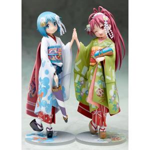 魔法少女まどか マギカ 佐倉杏子 美樹さやか 舞妓ver 1 8スケール 塗装