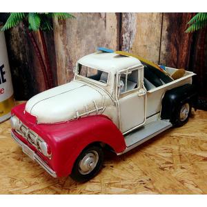 B1 ビンテージ風 ブリキカー Surf Truck // インテリア 置き物 オブジェ ハワイアン アメリカン｜marblemarble