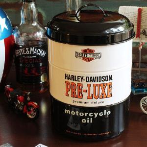 A3 ハーレーダビッドソン エナメルスナック トレイ セット 3段 // HARLEY-DAVIDSON / プレゼント / 酒 / PRE-LUXE OIL CAN ENAMEL SNACK SET / HDL-18524｜marblemarble