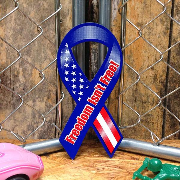 G4 リボン マグネット Freedom Isn&apos;t Free [ 星条旗 アメリカン雑貨 ]