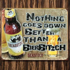 C3 ブリキ看板 BIERBITZCH BEER｜marblemarble