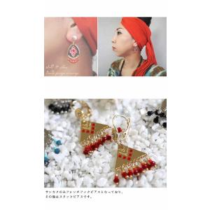 エスニック ピアス ビーズ フリンジ 8タイプ...の詳細画像3