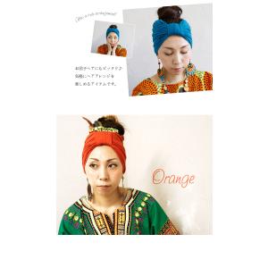 エスニック ヘアバンド ターバン ファッション...の詳細画像2