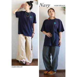 エスニック 半袖 Tシャツ ワンポイント アジ...の詳細画像5