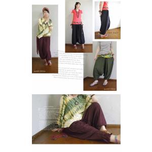 エスニック さらさら レーヨン サルエル パン...の詳細画像4