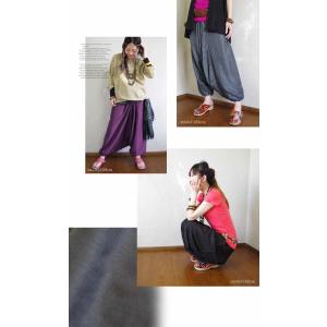 エスニック さらさら レーヨン サルエル パン...の詳細画像5