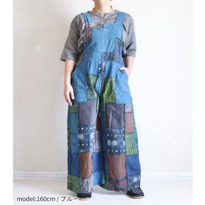 サロペット パンツ オーバーオール レディース...の詳細画像5