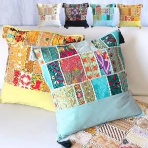 のれん トーラン 刺繍 インド 壁飾り 窓飾り タペストリー 布