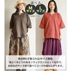送料無料 シャツ トップス 半袖 五分袖 メン...の詳細画像4
