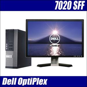 Dell OptiPlex 7020 SFF 23型液晶モニターセット | 中古デスクトップPC Windows10 コアi5 MEM8GB 新品SSD256GB DVDマルチ WPSオフィス付き｜marblepc