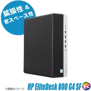 HP EliteDesk 800 G4 SFF 中古デスクトップPC Windows11(Windows10に変更可)  WPS Office グラボ搭載 コアi7 16GB HDD1TB＋NVMe SSD256GB｜marblepc