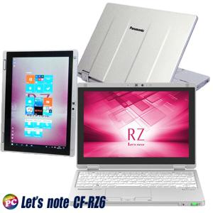 2in1 中古ノートパソコン Panasonic Let’s note CF-RZ6 メモリ8GB SSD256GB Core i5 Windows11 WUXGA 10.1型 WPS Office LTE(SIMフリー)