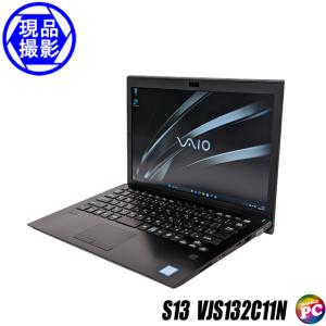 中古ノートパソコン SONY VAIO S13 VJS132C11N【現品撮影】Windows11-Pro コアi7-8550U メモリ8GB NVMe SSD512GB WEBカメラ【あすつく】｜marblepc