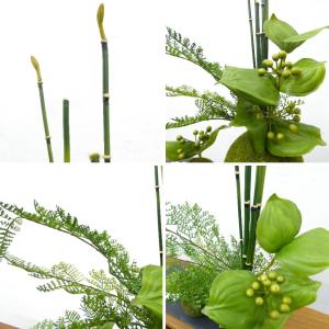 苔玉 盆栽 フェイクグリーン [サンキライ 寄...の詳細画像3