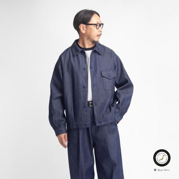 オーディエンス Upscape Audience セルヴィッチデニム トラッカージャケット セットア...