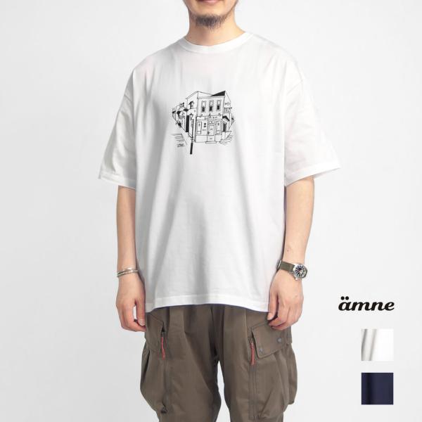 アンヌ amne カワツナツコ BOUTIQUE プリントルーズTシャツ メンズ