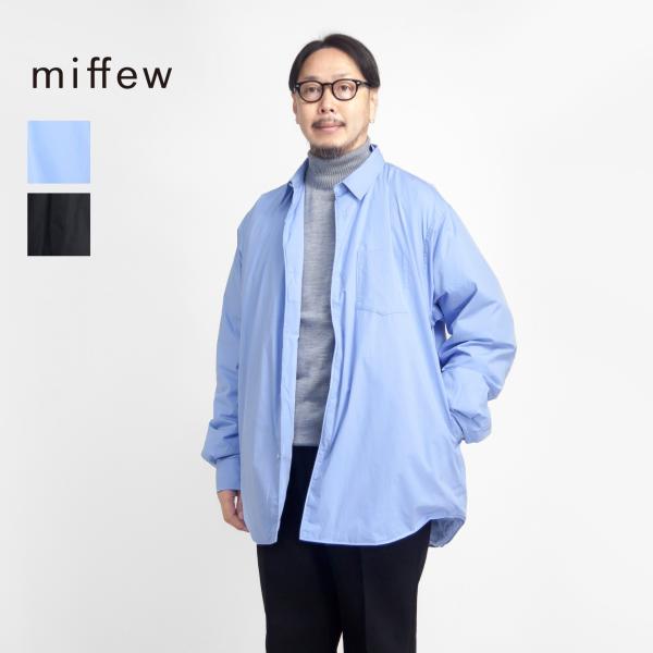 【セール価格】ミフュー miffew オーバーダウンシャツ 日本製 メンズ