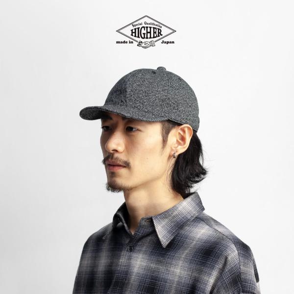 ハイヤー HIGHER キャップ 帽子 フレンチオックスフォード シンチバック 日本製 メンズ レデ...