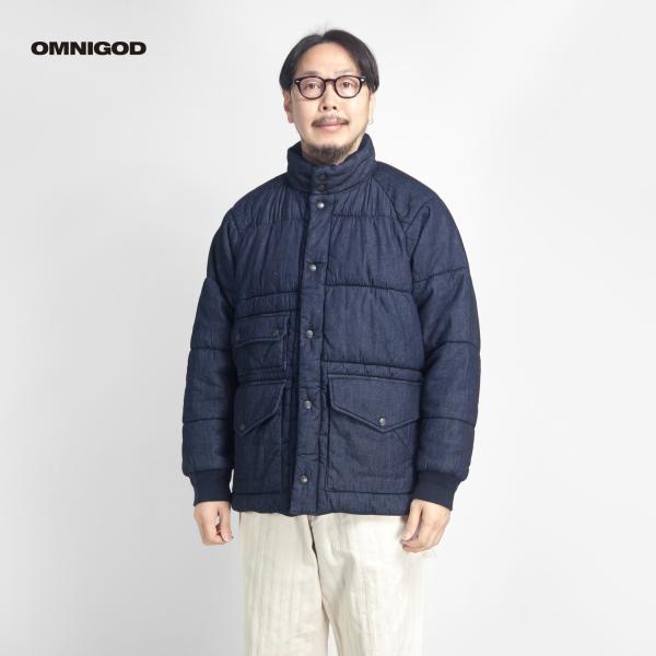 【セール価格】 オムニゴッド OMNIGOD 7オンス甘織りデニム クオイズム中綿ジャケット メンズ