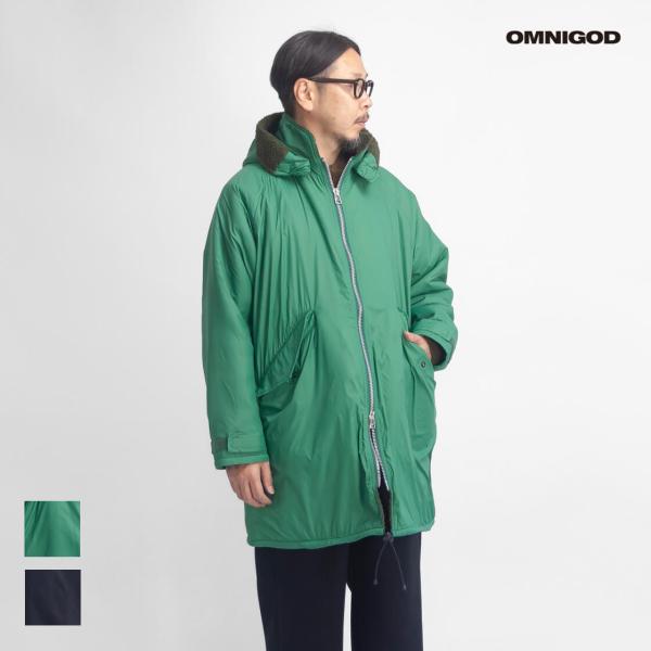 オムニゴッド OMNIGOD クリーミーライト 裏ボア フードコート メンズ