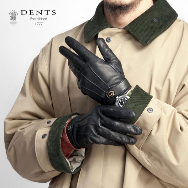 デンツ DENTS ROLLESTON ジェームズボンド レザーグローブ 革手袋 スマホ対応 15-...