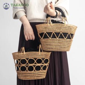 タランゴ TARANGO パームファイバー 手編み かごバッグ インナーバッグ付き レディース