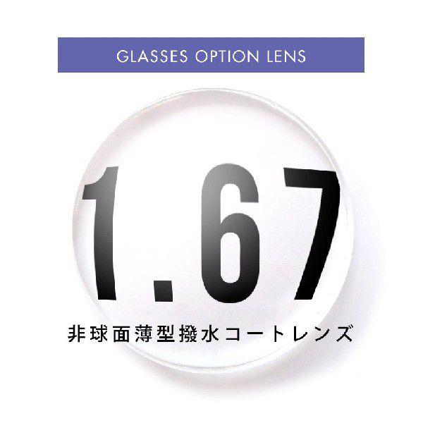 1.67薄型非球面撥水コートレンズ／オプションレンズ