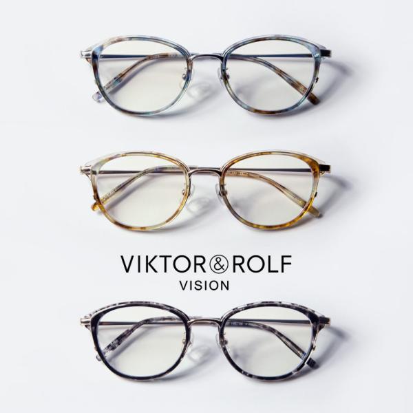 ウェリントンフレーム ヴィクター＆ロルフ VIKTOR＆ROLF メガネ 度付き 伊達 70-020...