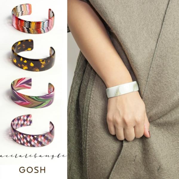 バングル アセテート カラフル レディース