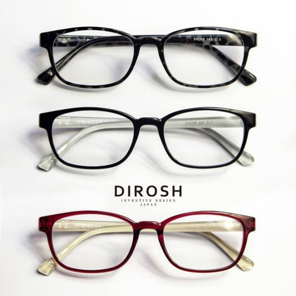 ウェリントン スクエア 軽量 メガネ メガネ 度付き 伊達