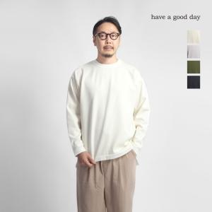 ハブアグッドデイ have a good day プレーティングニット 日本製 メンズ｜marcarrows