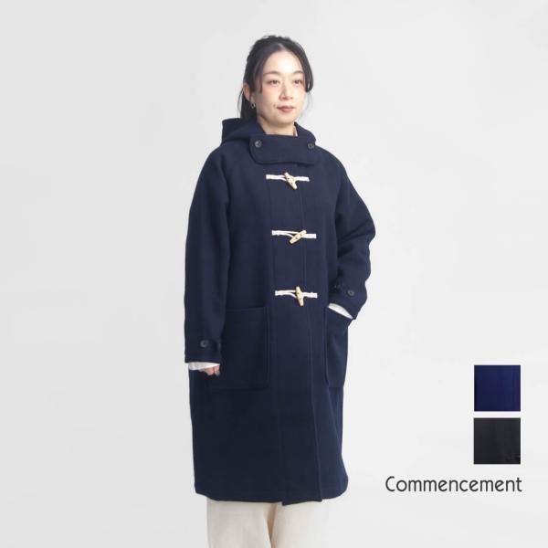 【セール価格】コメンスメント Commencement ダッフルコート ロング ウール 日本製 C-...